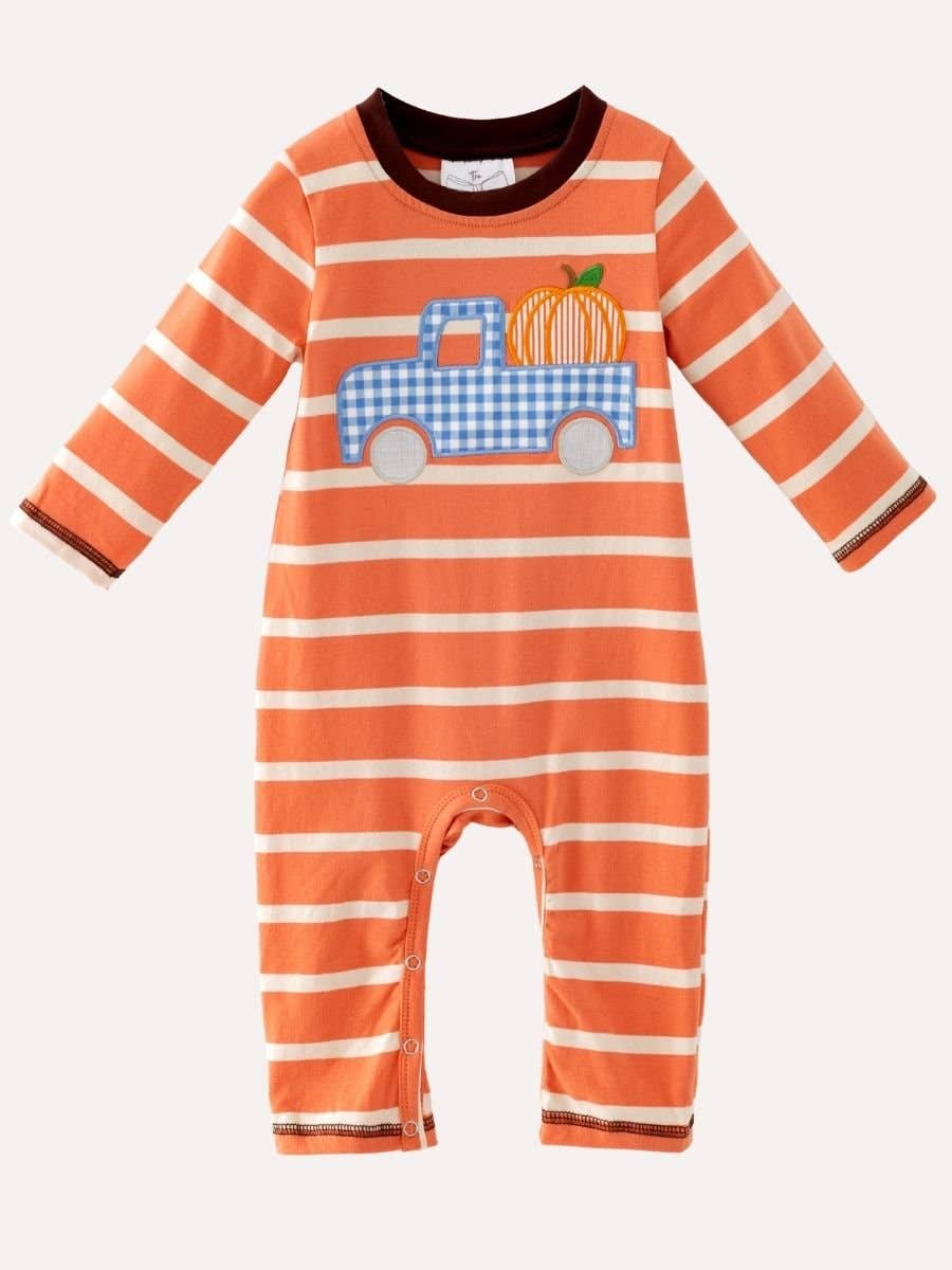 Pumpkin Hauler Infant Romper