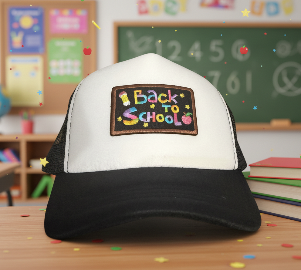 Kids "We Back" Mesh Snapback Trucker Hat | Multiple Colors & Designs