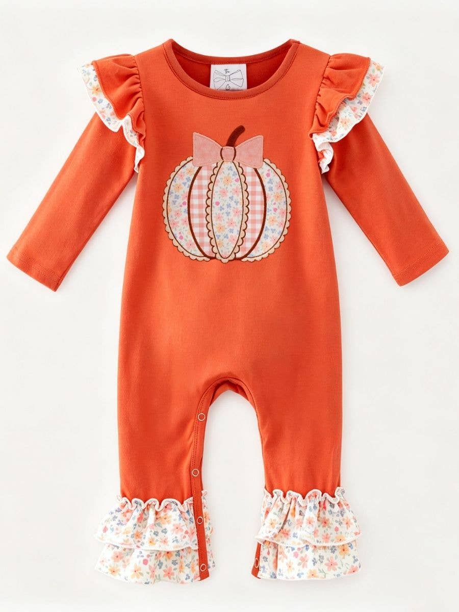 Pumpkin Spice Bell Infant Romper