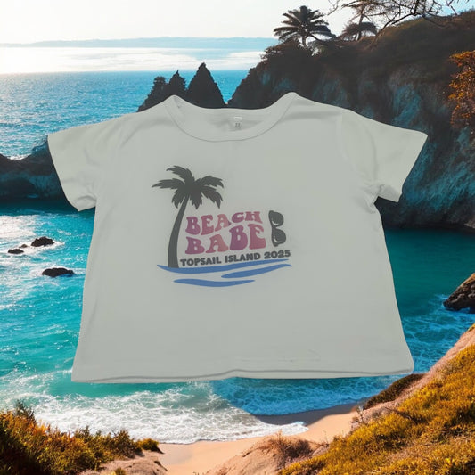 🌴 Beach Babe T-Shirt Topsail Island 2025 Edition | Size: 2T 🌊