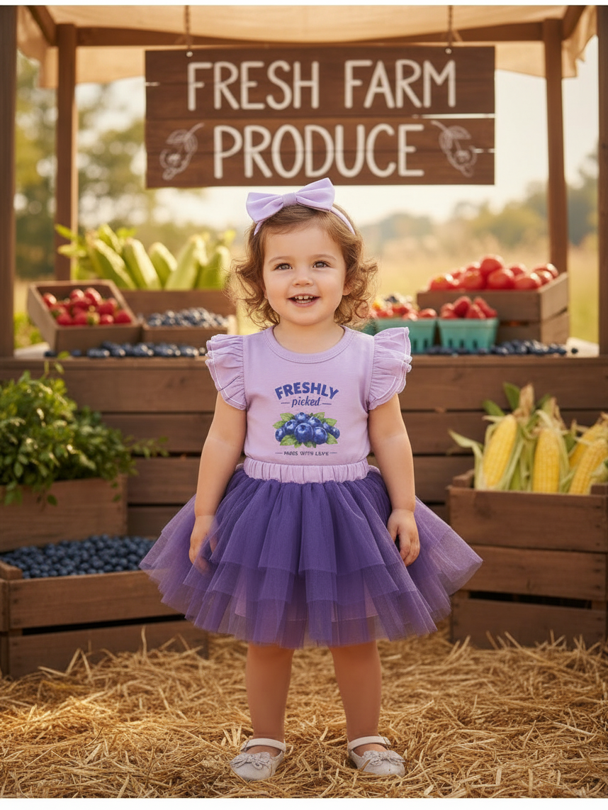 Princess Outfit | So Berry Sweet Yellow | Freshly Picked Purple