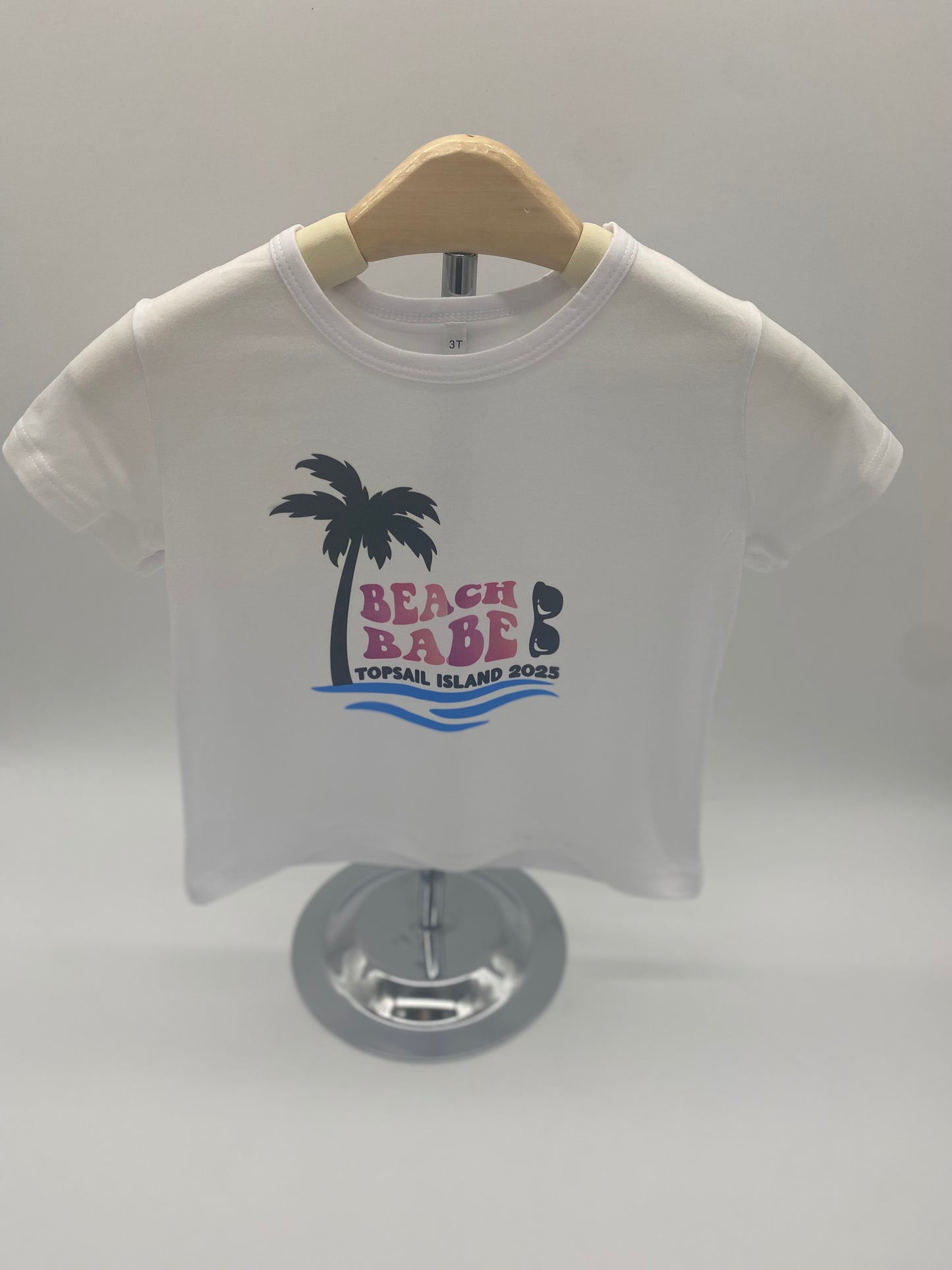 🌴 Beach Babe T-Shirt Topsail Island 2025 Edition | Size: 3T 🌊