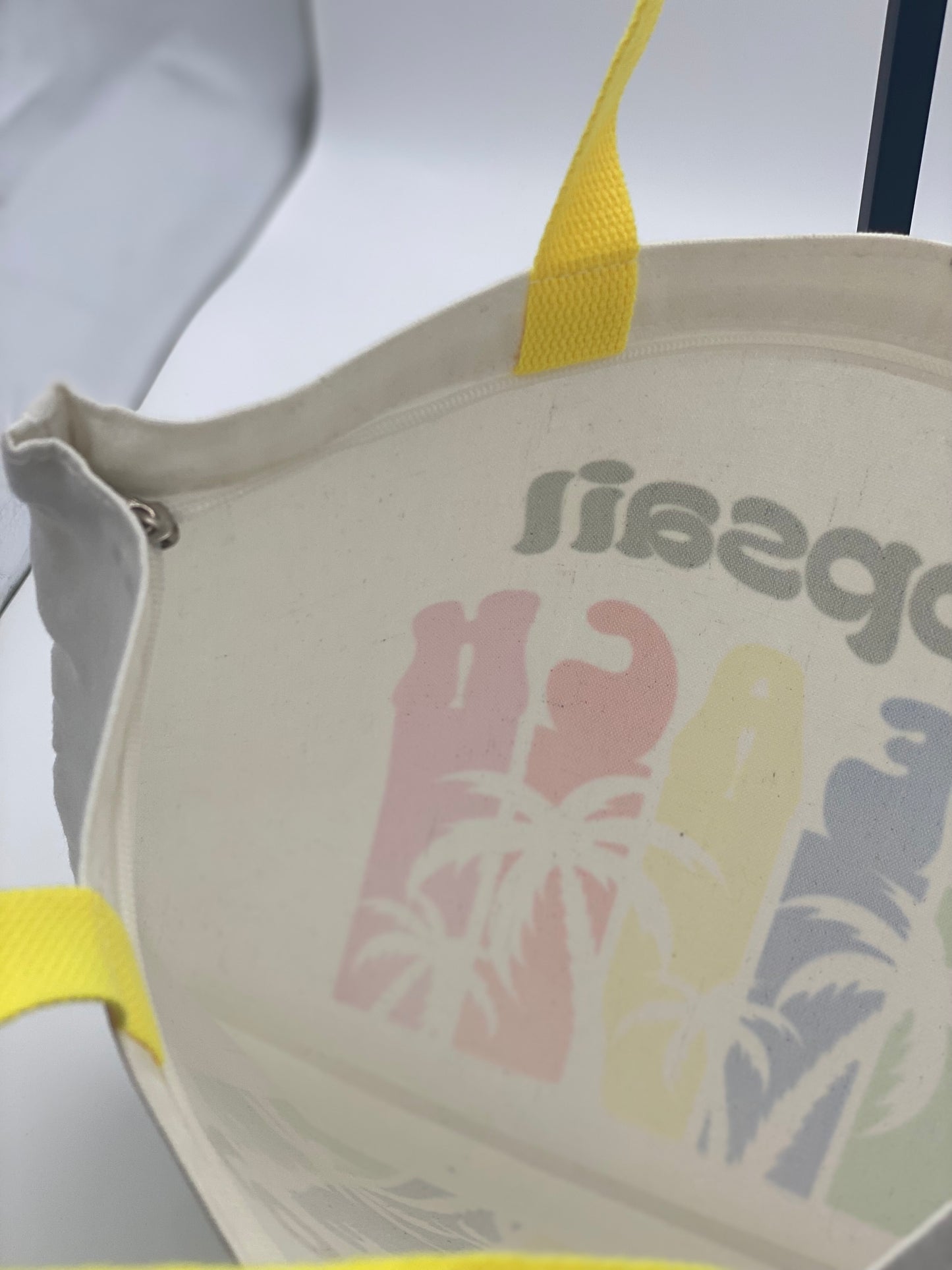 Topsail Beach Canvas Tote Bag – Stylish & Colorful Beach Accessory | Coastal Gift 💙