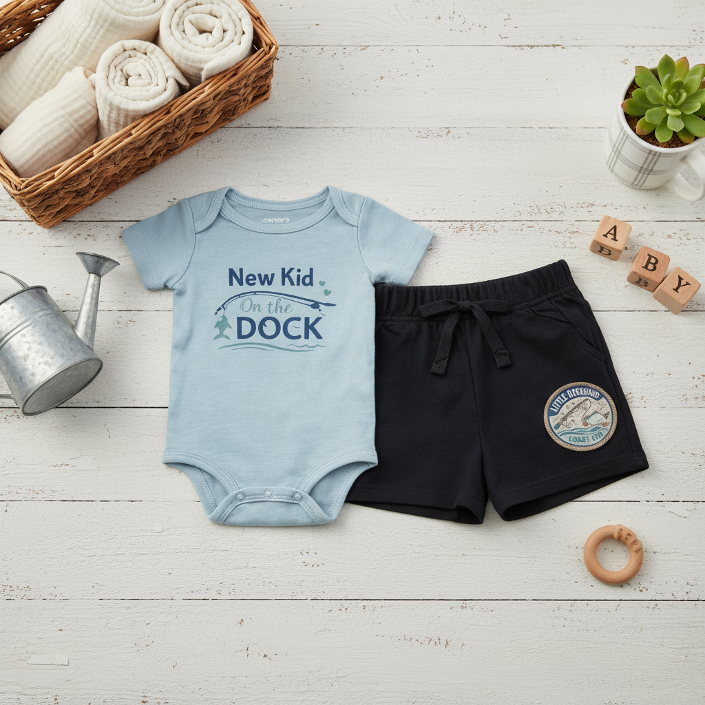 Baby Onesie + Shorts Outfit | Multiple Designs| Soft Cotton | Summer Closeout