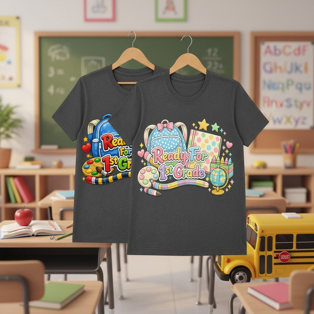 Ready for Pre-K Through 5th Grade Back-to-School Shirt
