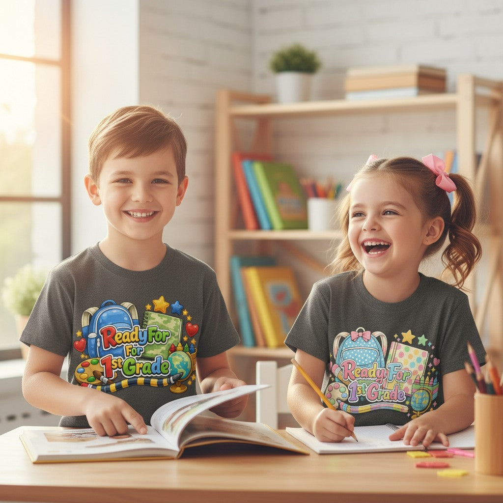 Ready for Pre-K Through 5th Grade Back-to-School Shirt