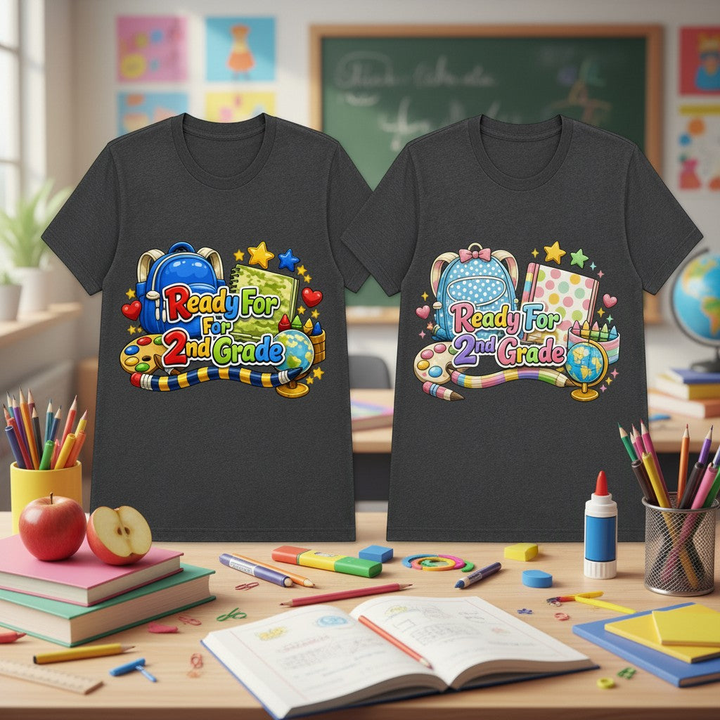 Ready for Pre-K Through 5th Grade Back-to-School Shirt