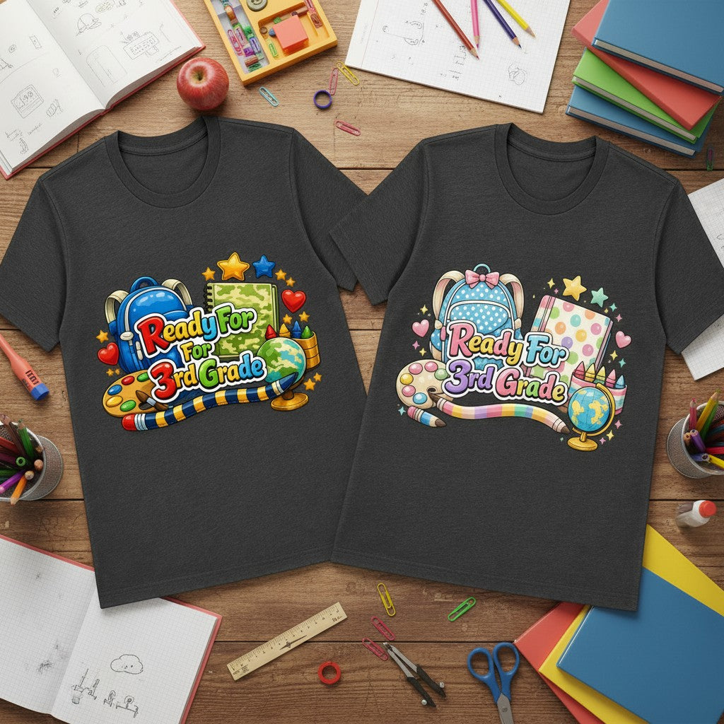 Ready for Pre-K Through 5th Grade Back-to-School Shirt
