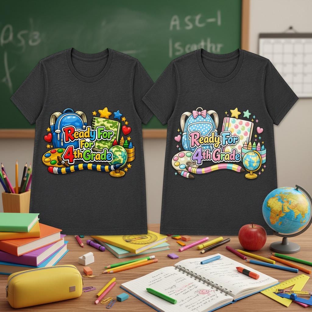 Ready for Pre-K Through 5th Grade Back-to-School Shirt