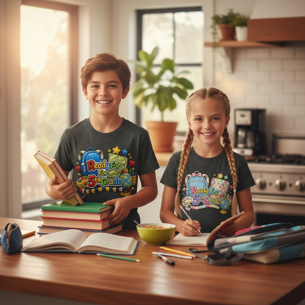 Ready for Pre-K Through 5th Grade Back-to-School Shirt
