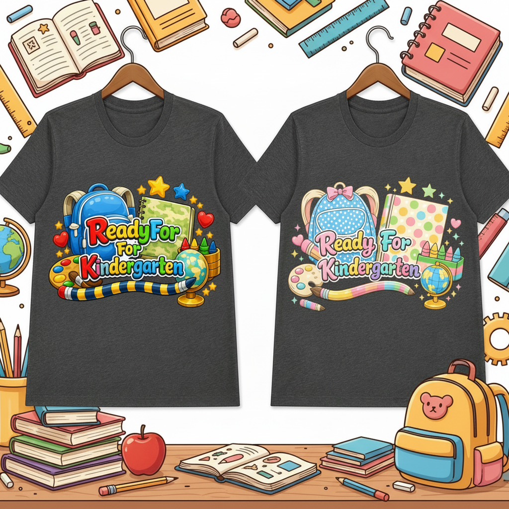 Ready for Pre-K Through 5th Grade Back-to-School Shirt