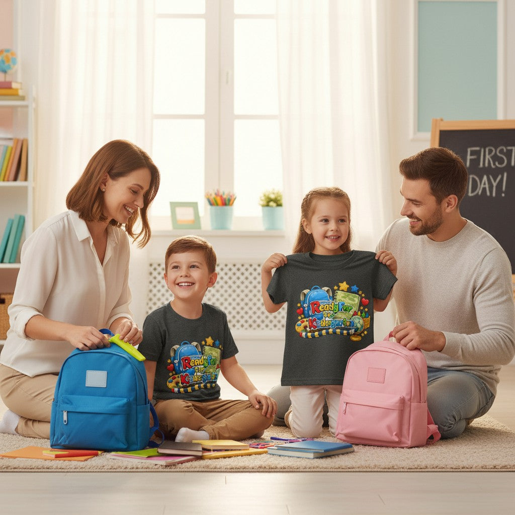 Ready for Pre-K Through 5th Grade Back-to-School Shirt