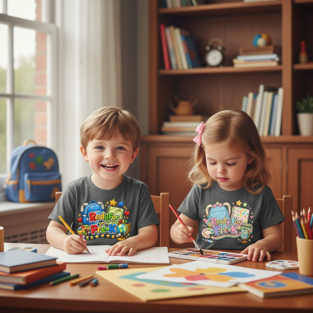 Ready for Pre-K Through 5th Grade Back-to-School Shirt