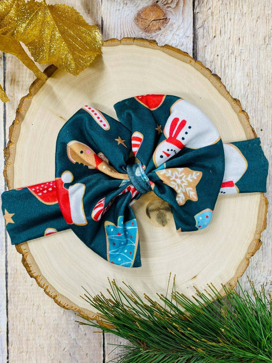 My Favorite Christmas Things Bow Headband