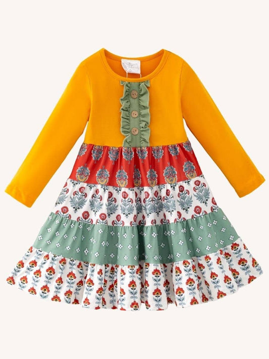 Rustic Breeze Twirl Dress