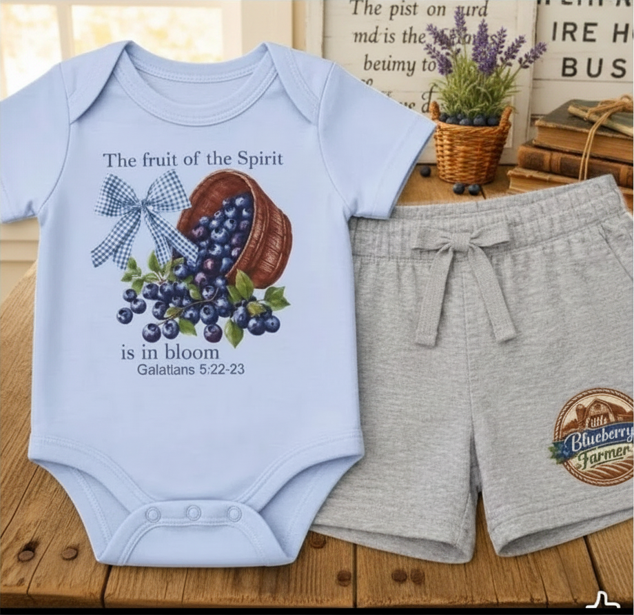 Baby Onesie + Shorts Outfit | Multiple Designs| Soft Cotton | Summer Closeout